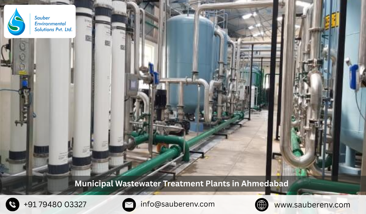 Municipal Wastewater Treatment Plants in Ahmedabad 