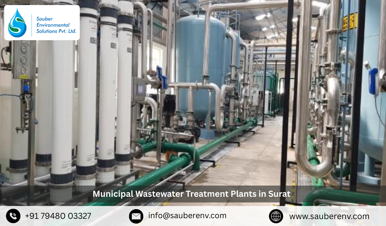 Municipal Wastewater Treatment Plants in Surat 